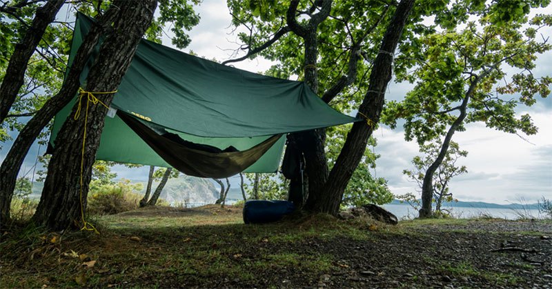 Hammock Camping in the Rain
